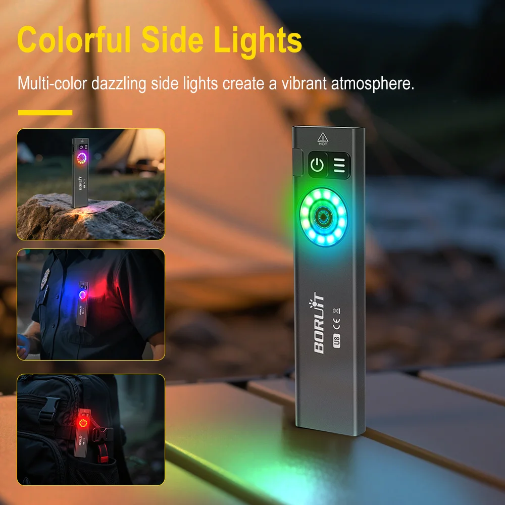 BORUiT U8 650LM EDC LED Flashl - Fishing Light ulasan dan harga