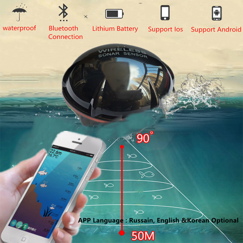 PUPOPAN 100M Brand New Smart P - Fish Finder Gps ulasan dan harga