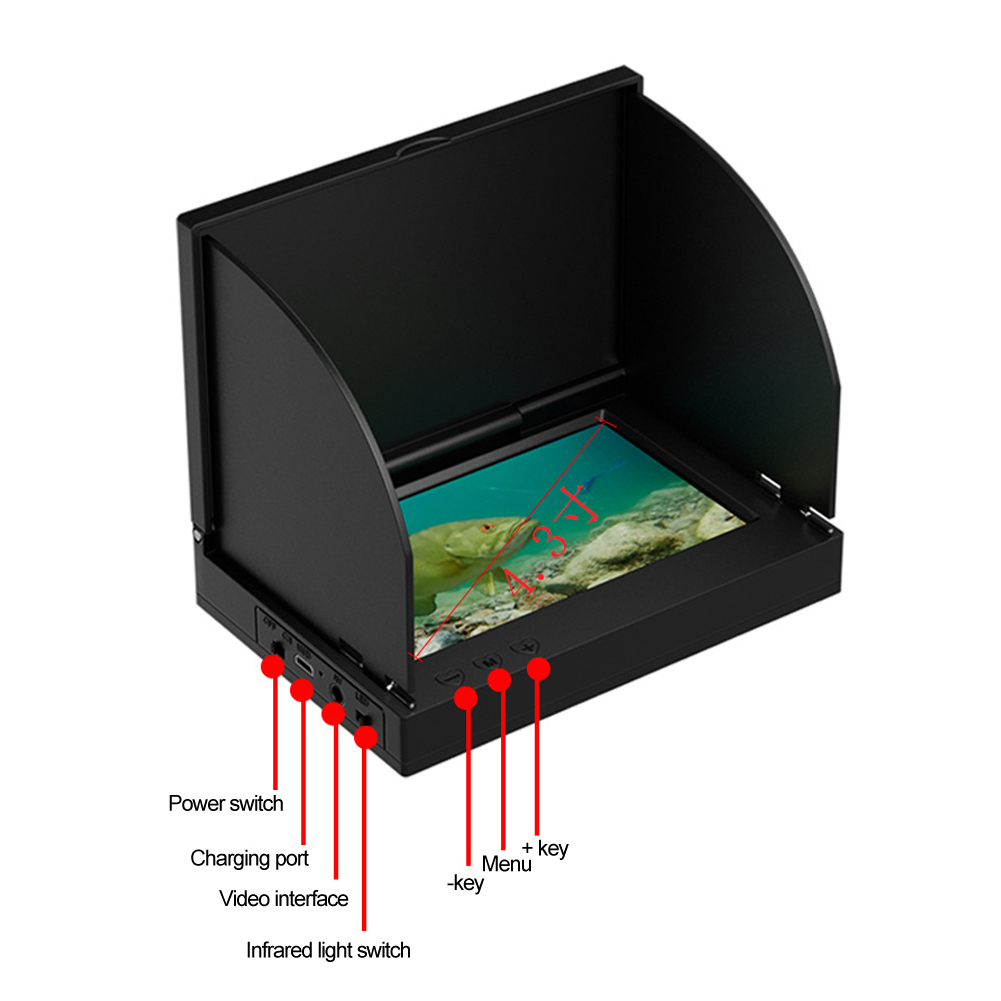 4.3 Inch HD Screen Fish Finder - Fishing Depth Finder ulasan dan harga