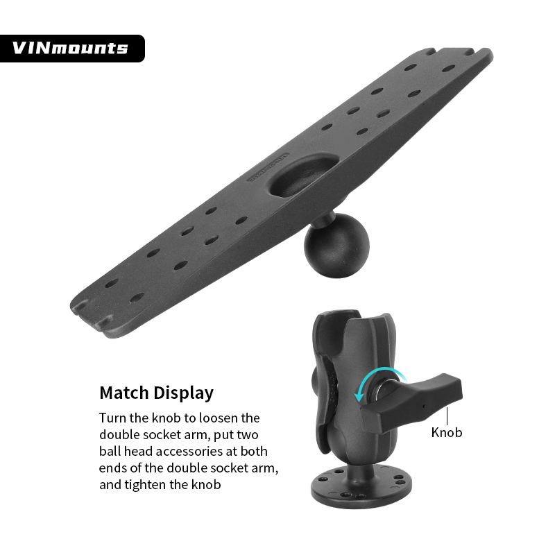 Aluminum Fish Finder Mount wit - Fish Finder Mount ulasan dan harga